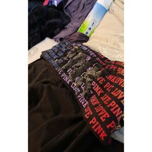 VS PINK rainbow bling yoga legging